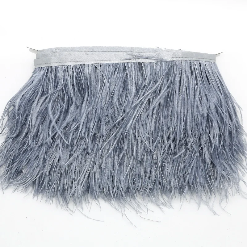 Лента из натурального страусиного пера длина 1 м 8 10 см|feather ribbon|feathers trim fringefringe ribbon |