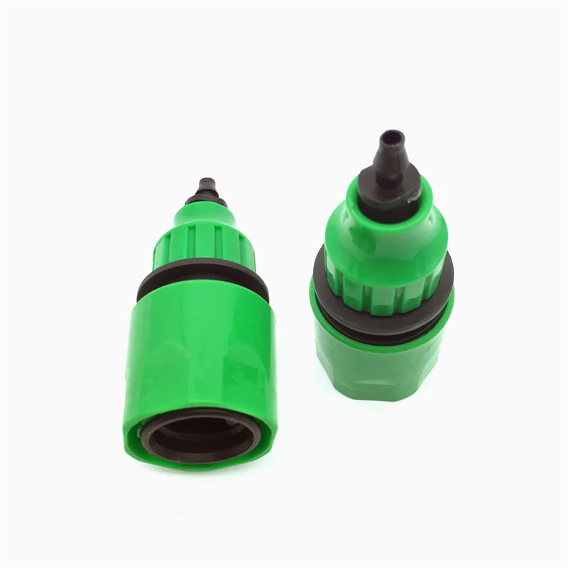 

2 Pcs Irrigation Quick Connector Adapter Drip Tape For Irrigation Fast Coupling With "Barbed Connector Garden Tools IT225