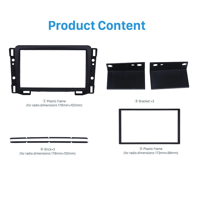Seicane 2Din Fame for 2010 2015 Chevrolet Sail Car Radio Fascia DVD для ремонта стерео аппаратуры панель