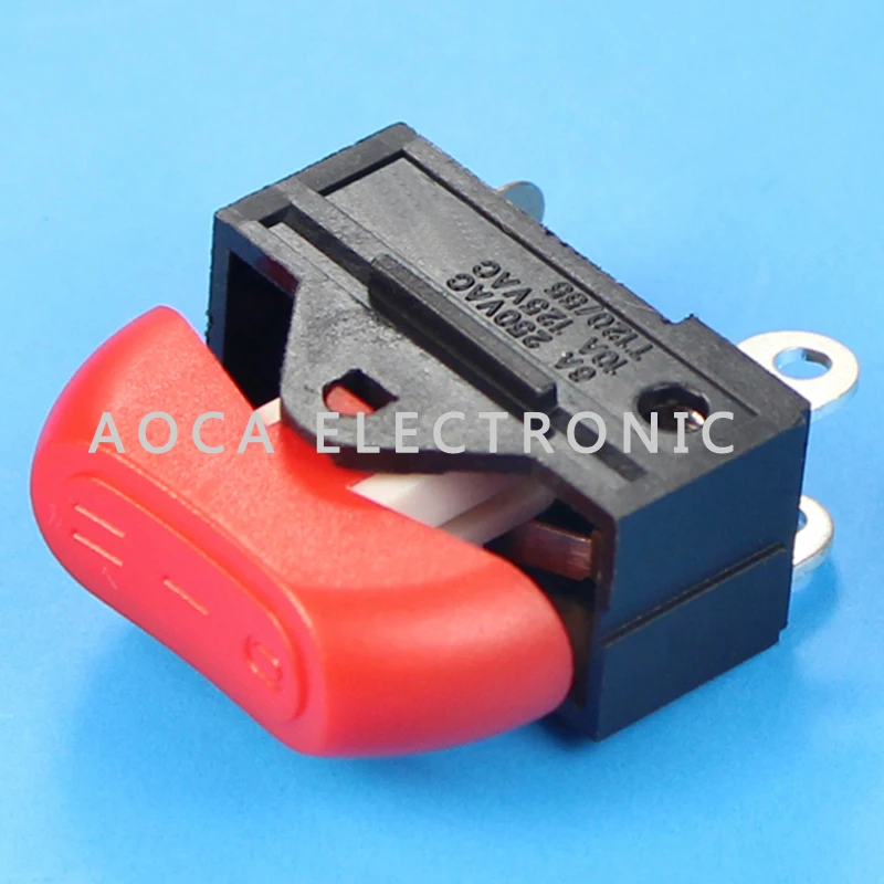KCD1DC AC 6A/250 в скоростной фен для волос кнопочный кулисный переключатель Круглый 3PIN