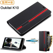 SRHE для Oukitel K10 чехол Флип кожаный силиконовый чехол для Oukitel K10 с держатель для карт