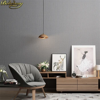 

beibehang Nordic solid color white wallpaper living room Linen stripe wallpaper for bedroom walls 3d wall paper home improvement