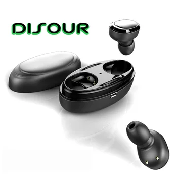

DISOUR TWS Wireless Bluetooth 5.0 Earphones Stereo Music TWS Earbuds Headsets With Charging BOX Binaural Calls For IPhone Xiaomi
