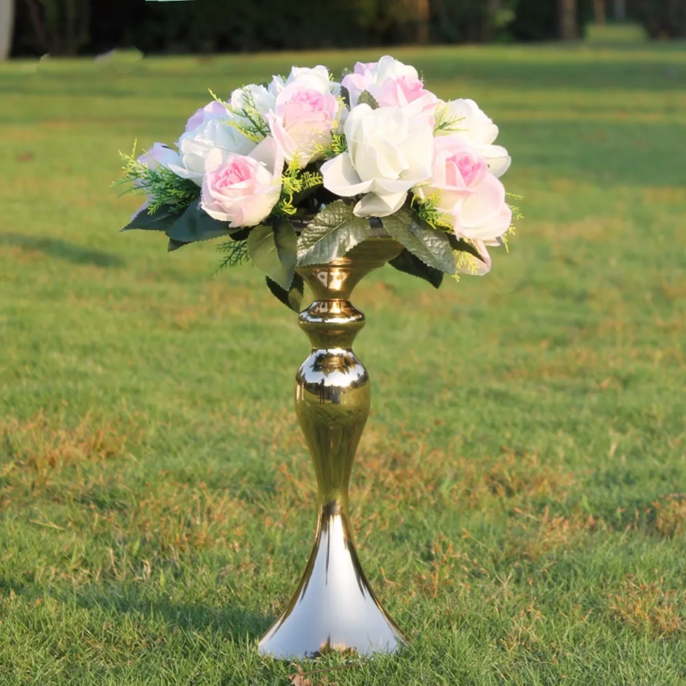 

candle stick wedding centerpiece event romantic road lead flower rack 3 colors! 32cm/12" height metal candle holder