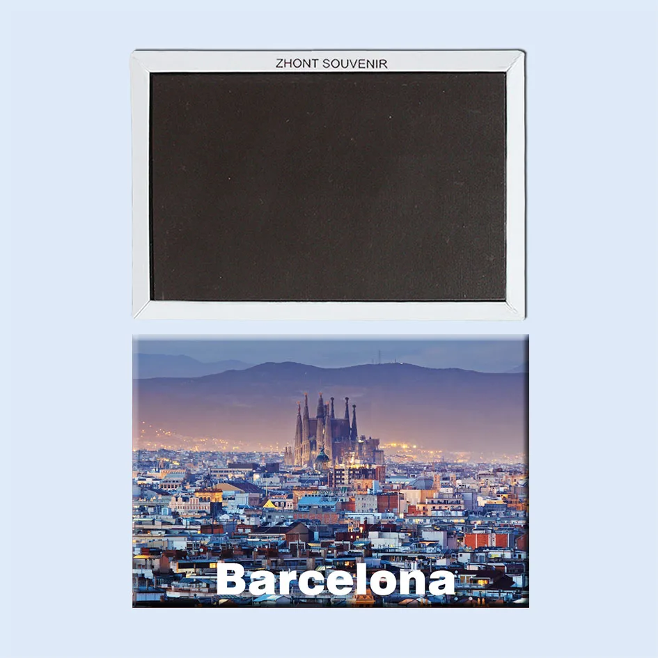 

gift for friends European scene Spain barcelona nights 22473 ,Souvenirs of Worldwide Tourist;fridge magnet gift fridge magnet