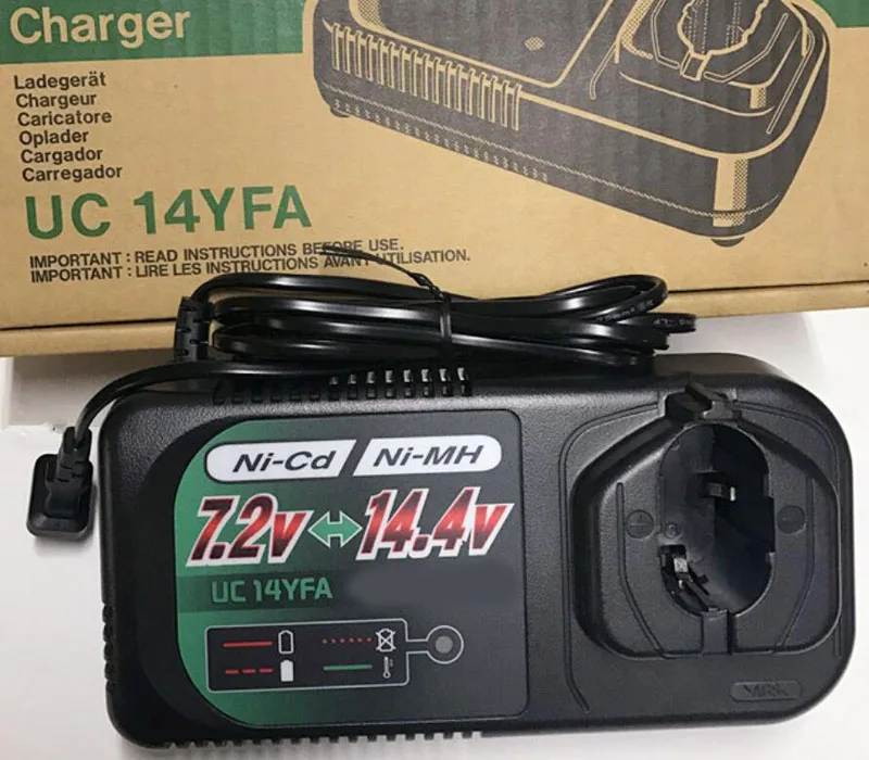 UC14YFA Оригинальное Ni-cd Ni-MH зарядное устройство для Hitachi 7,2 V 9,6 V 12V 14,4 V Ni-cd Ni-MH батарея