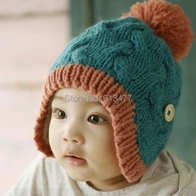 Зимние теплые вязаные шапки для мальчиков/девочек/наборы набор с шапочкой, шарфы, баг/пчела шапочки для младенцев шапочки для детей 5 шт./партия MC01