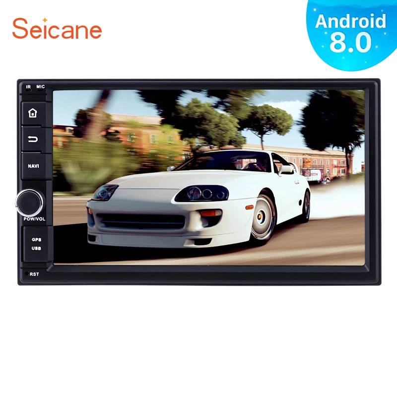 

Seicane Android 8.0 7 inch 2Din Car Radio GPS Multimedia Player For Universal NISSAN TIIDA TOYOTA RAV4 Daihatsu KIA rio sedona