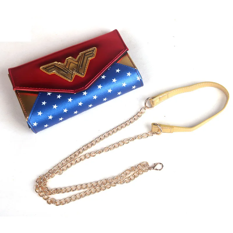 Модная женская сумка Wonder Woman, сумка через плечо, вечерние сумки для женщин, Новинка