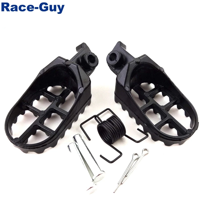 Подножки для мотоцикла PW50 PW80 TW200 XR50R CRF 50 CRF70 CRF80 CRF100F черные Алюминиевые Подножки| |