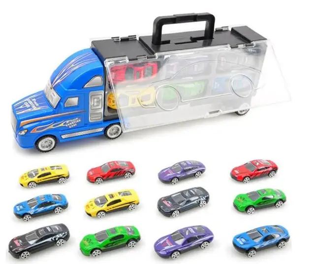 12pcs/set New Pixar Cars Small Alloy Models Toy Car Children