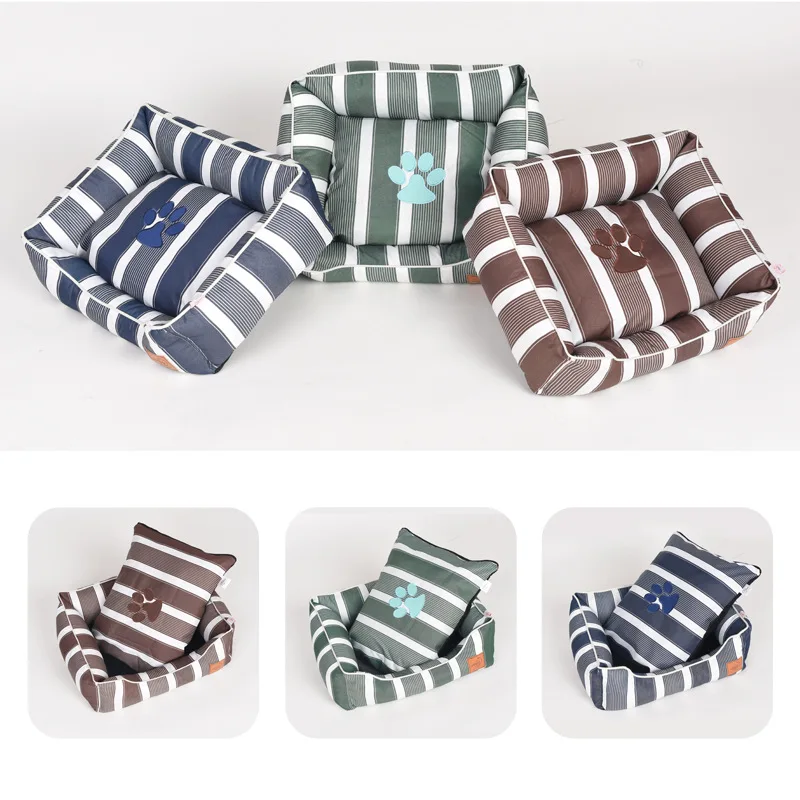 

Pet Dog Bed Warming Dog House Soft Material Nest Dog Baskets Fall And Winter Warm Kennel For Cat (50*40*18)