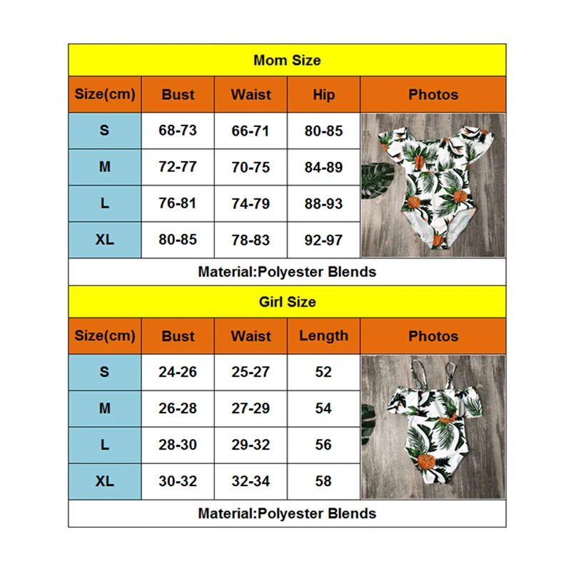 Для мамы и дочки купальники Для женщин детей ананас узор Одна деталь купальник семейная одежда Бикини Лето Семейные комплекты пляжная одежда