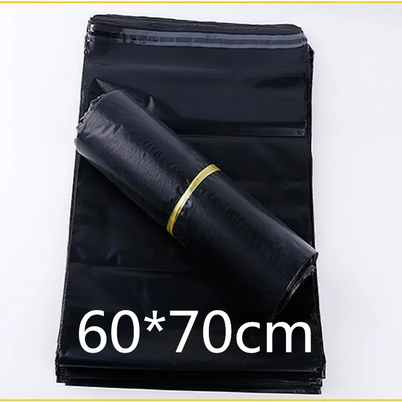 

New 60*70cm Black Poly Mailing Express Bags Self Seal Plastic Mail Bags Wholesale Mailer Bags For Packing