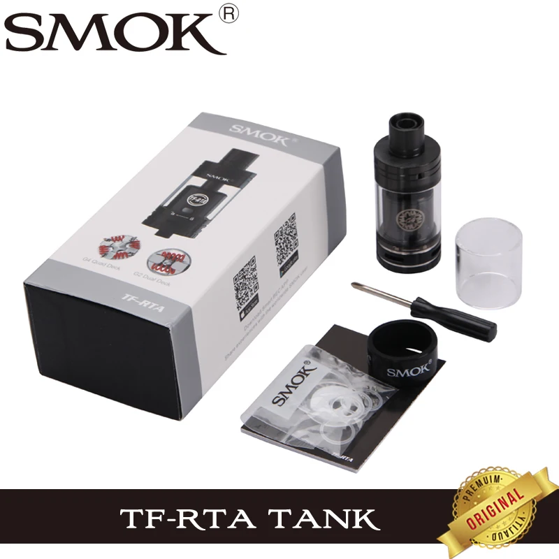 Original Smok TF RTA 4.5ml Rebuildable Tank with G4 Deck