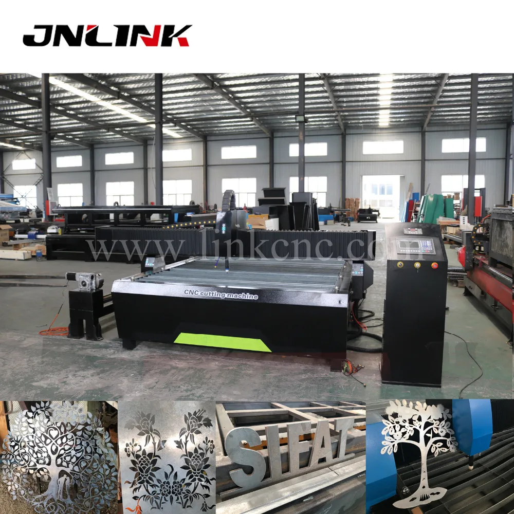 Поставка из Китая JNLINK сверхмощный станок плазменной резки с ЧПУ 1530 для