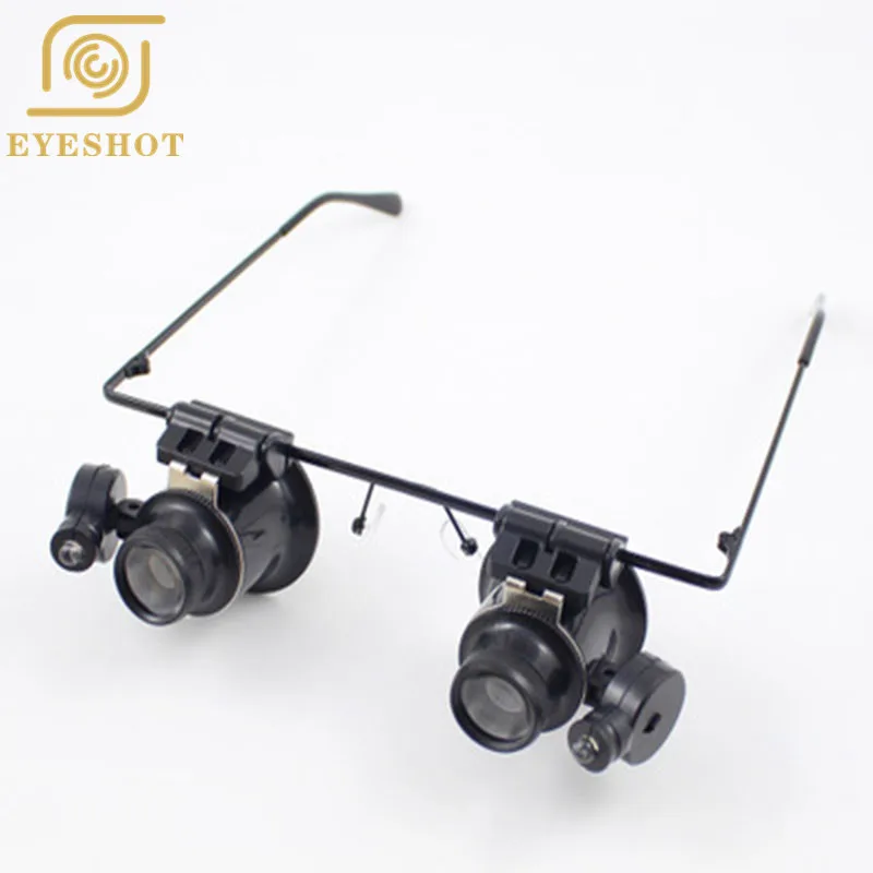 EYESHOT увеличительные очки из смолы Lupa 20X ювелирные часы Ремонт лупа с 2