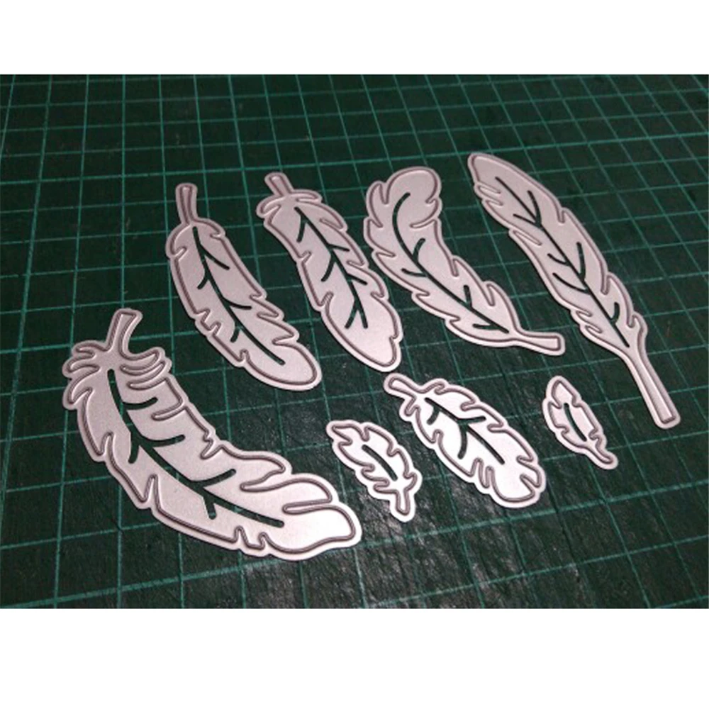 Cut-Die-8pcs-Beautiful-Feather-Pattern-Metal-Embossing-Cutting-Dies-Stencils-Scrapbooking-Album-DIY-Decorative-Template (4)