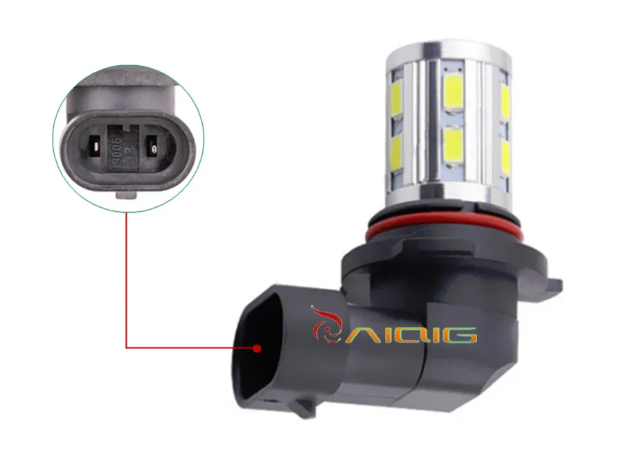 9006 HB4 высокое Мощность 12SMD 5730 5W Cree светодиодный чипы ксенон белый светильник s