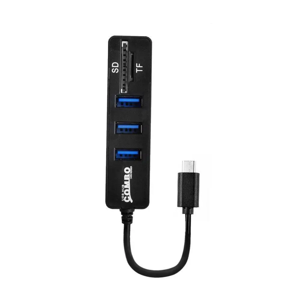 2 в 1 мини разветвитель с 3 портами USB 0 и кардридером|hub splitter|splitter hubhub usb mini |