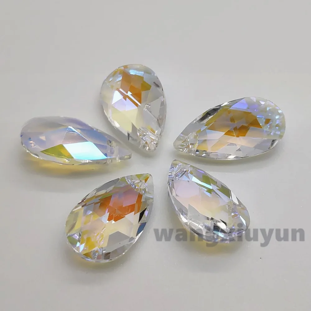 

K9 Glass One Hole Pendant Rhinestone ,Water Drop Stone, Teardrop Loose Strass DIY Jewelry Making Custom Mothers Day Gift