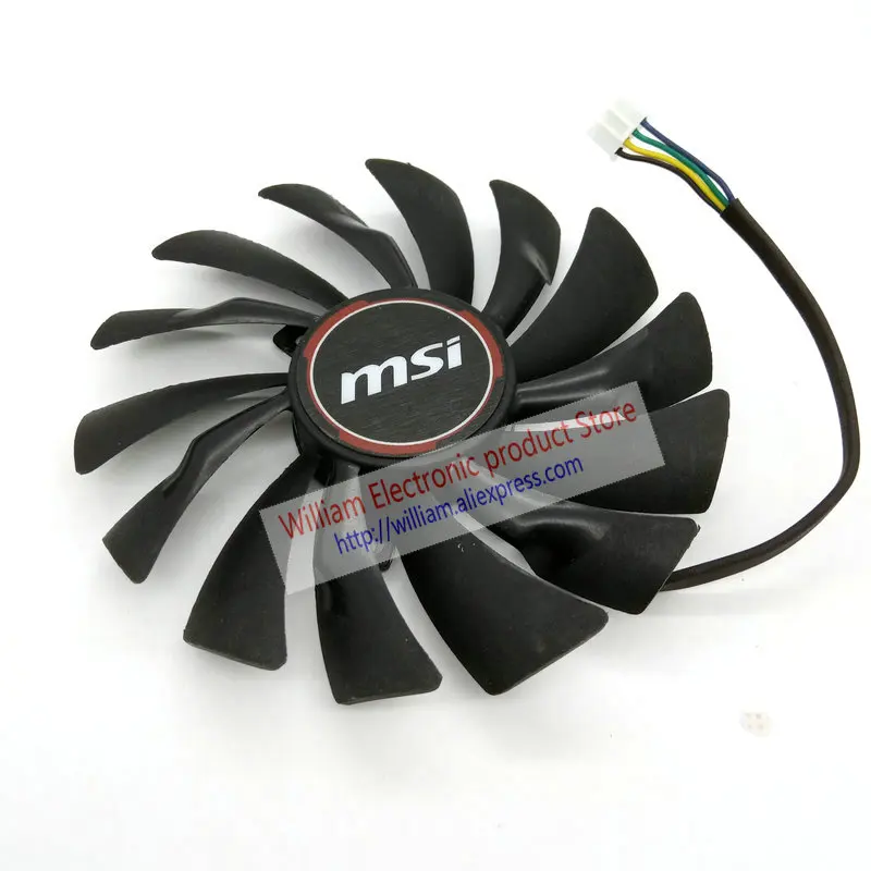Новый оригинальный вентилятор охлаждения графической карты MSI Aero GTX 1070 ITX PLD10010S12HH