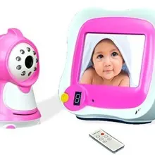 3," Беспроводной Детский Монитор-4 канала использования, пульт дистанционного управления