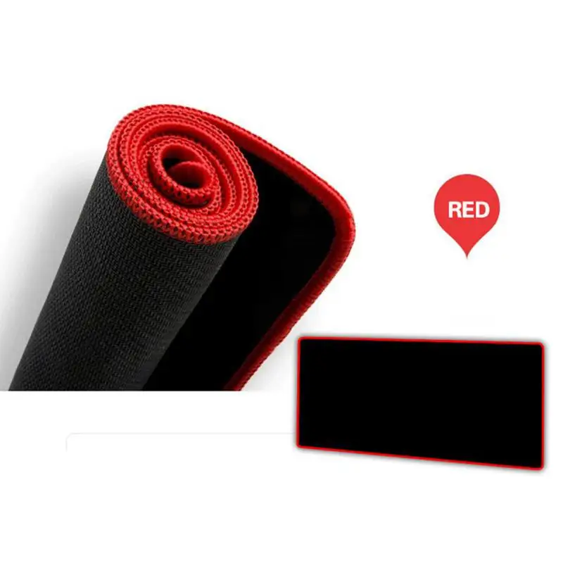  Oversize Mouse Pad Gamer Solid Color Locking Edge Keyboard Mouse Gaming Grande Desk Mousepad for CS
