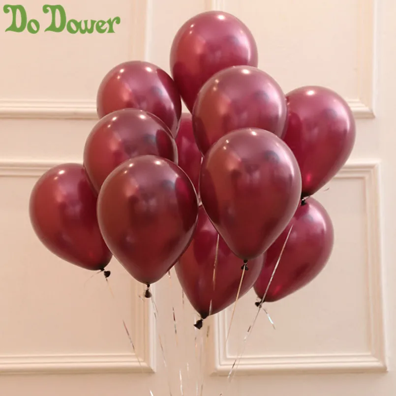 15 unids 12 pulgadas de espesor 3.2g vino tinto látex Globos aire inflable fiesta de cumpleaños de la boda suministros perla Borgoña oro globos 15 unids 12 pulgadas de espesor 3.2g vino tinto látex Globos aire inflable fiesta de cumpleaños de la boda suministros perla Borgoña oro globos