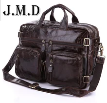 Multifunción de cuero Genuino real mensajero de los hombres bolsos hombre bolsos de hombre de negocios maletín hombro del ordenador portátil de los hombres bolsa de viaje