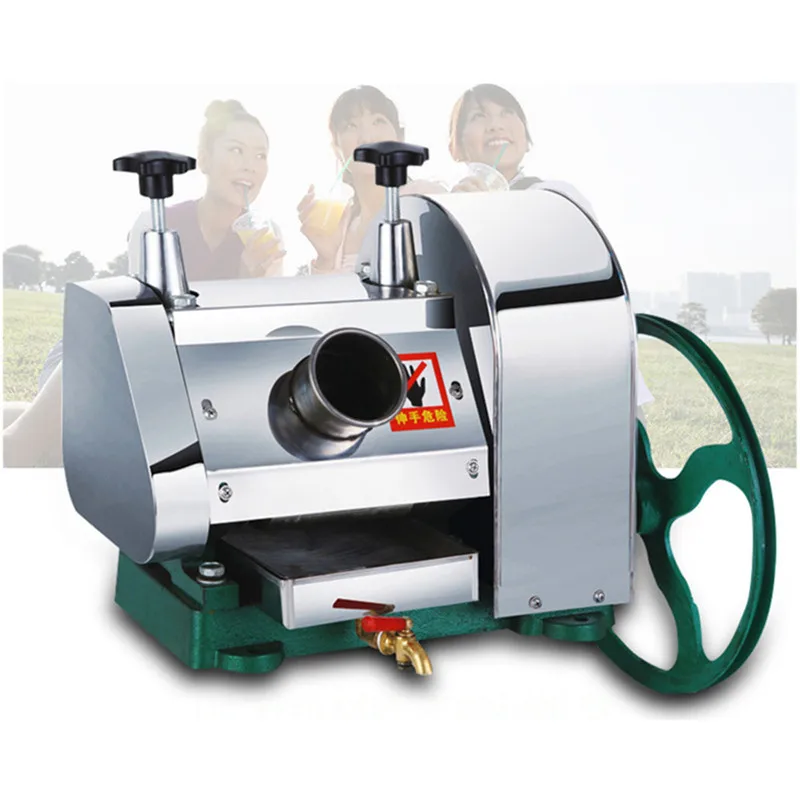 

Hand operated sugarcane juicer cane juice squeezer machine