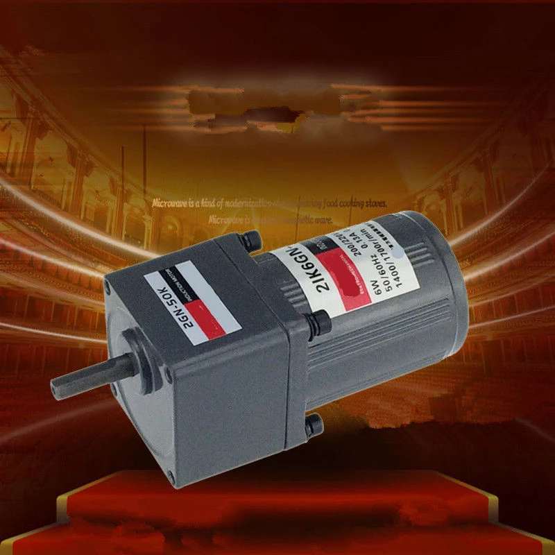 

Single Phase 220V AC Vertical Micro Gear Motor Governor 6W 2IK6GN Constant speed High Torque LF1