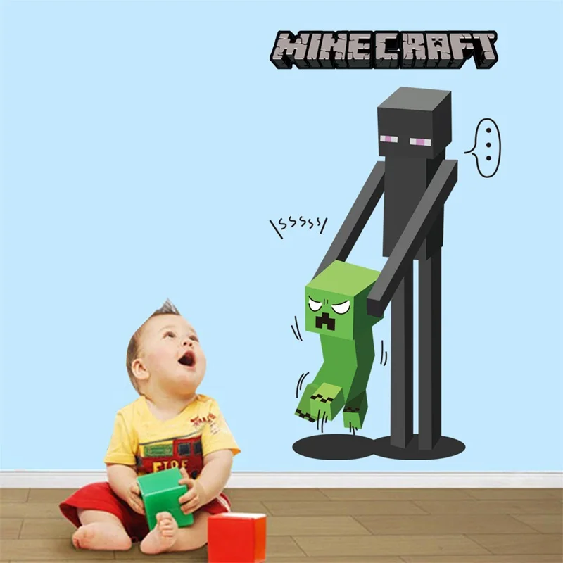 Originalidade Minecraft Adesivos De Parede Poster Quarto Quarto Set
