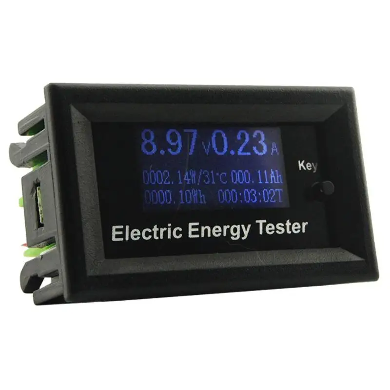 

DC 120V 20A LCD Current Meters Digital Voltmeter Ammeter Voltage Wattmeter Tester Indicator Monitor Power Energy Meter Gauge