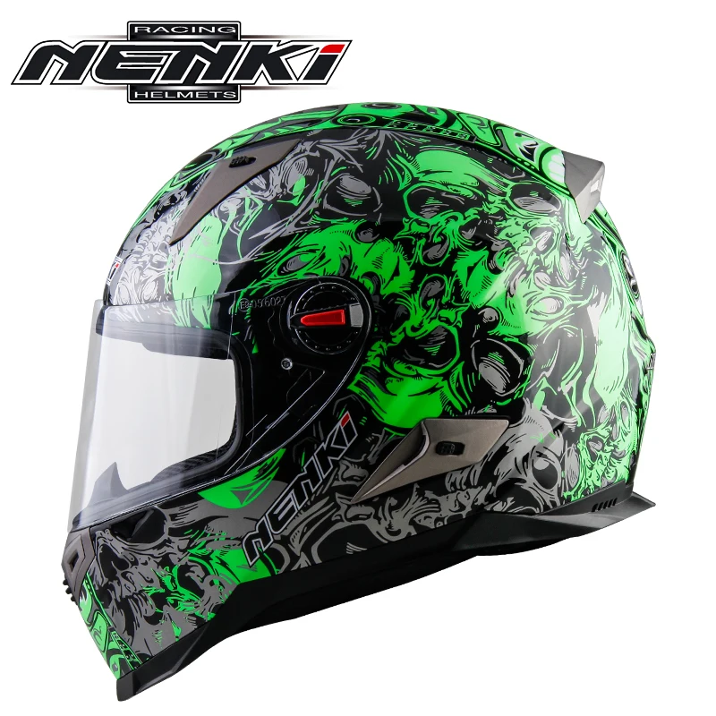 

NENKI Motorcycle Racing Helmet Motorbike Full Face Helmet ECE Certification Moto Helmet riding speed game Capacete