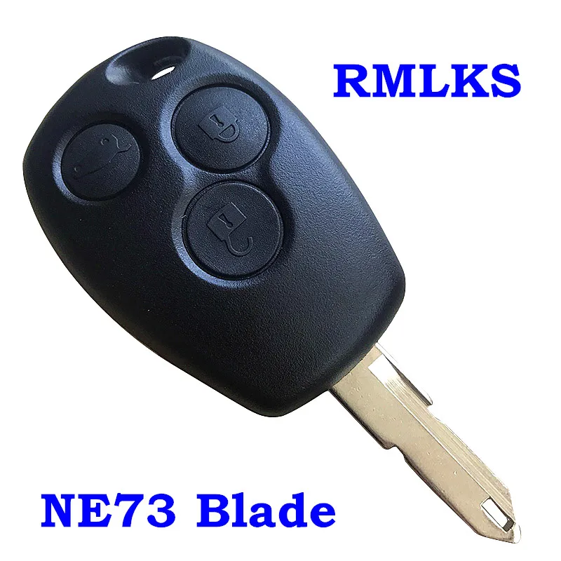 Для RENAULT Clio Kangoo Modus Twingo Master Key 3 кнопки дистанционный ключ-брелок от машины чехол Shell VAC102/NE73/VA6 Blade - Количество кнопок: NE73 Blade