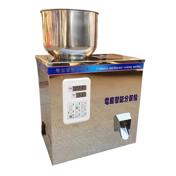 2-200g small manual coffee bean filling machine with weigher  (15)