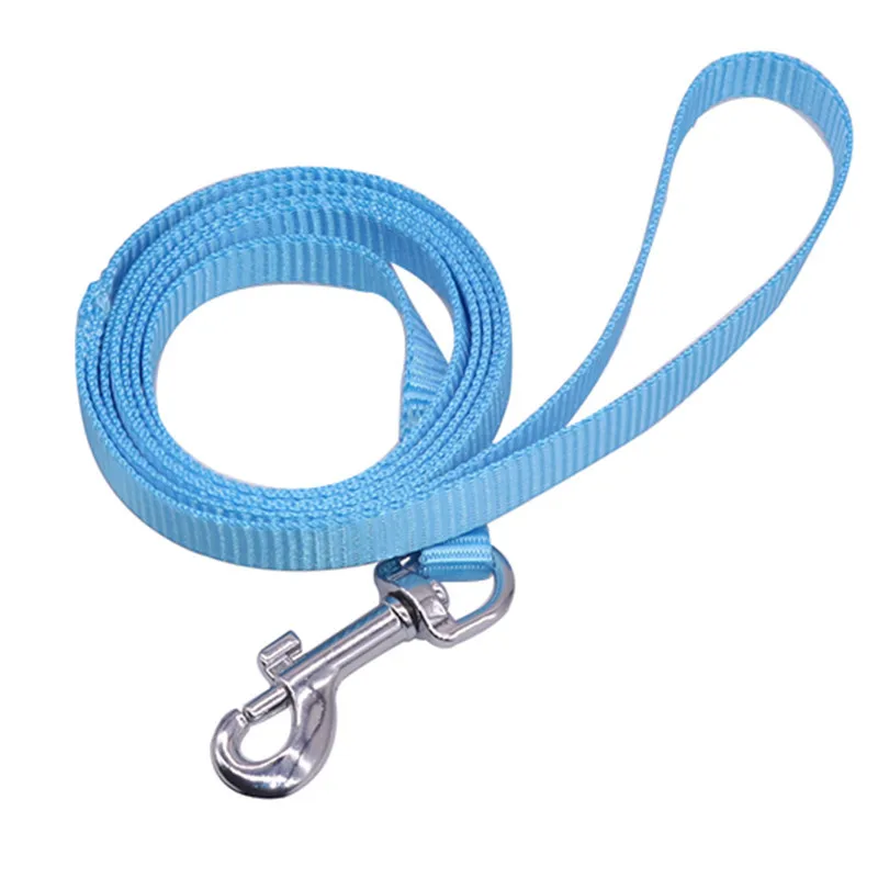 

Rabbit leash New Adjustable Big Hedgehog Harness For Training Playing Traction Rope Light Blue Length 123cm High Quality