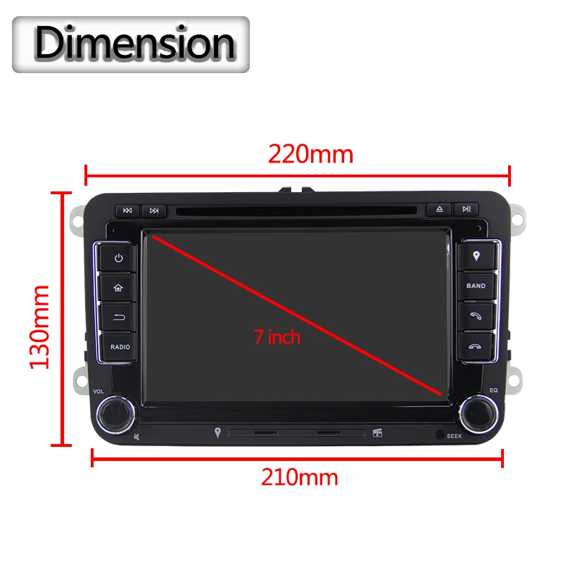 Best Android 8.1 Two Din Car Multimedia Player Auto Radio for Skoda/Seat/Volkswagen/VW/Passat B7/POLO/GOLF 5 6 DVD GPS Autoradio Wifi 1 Best Android 8.1 Two Din Car Multimedia Player Auto Radio for Skoda/Seat/Volkswagen/VW/Passat B7/POLO/GOLF 5 6 DVD GPS Autoradio Wifi 1