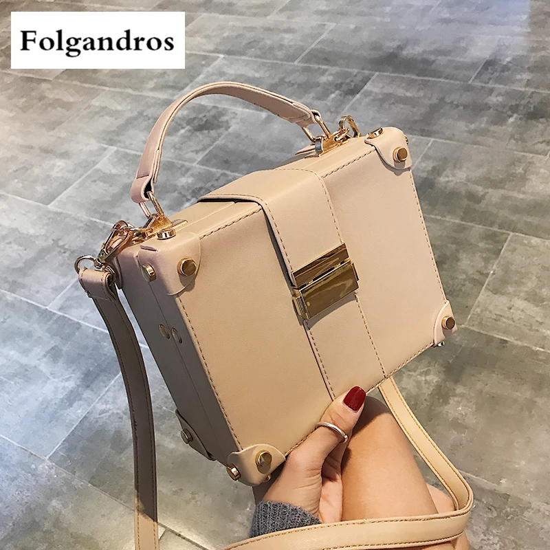 

Women Box Bag Square Totes Shoulder Bags Handbags and Purse Women Crossbody Bags Clutch Black Khaki Red Bolsas Femininas Sac New