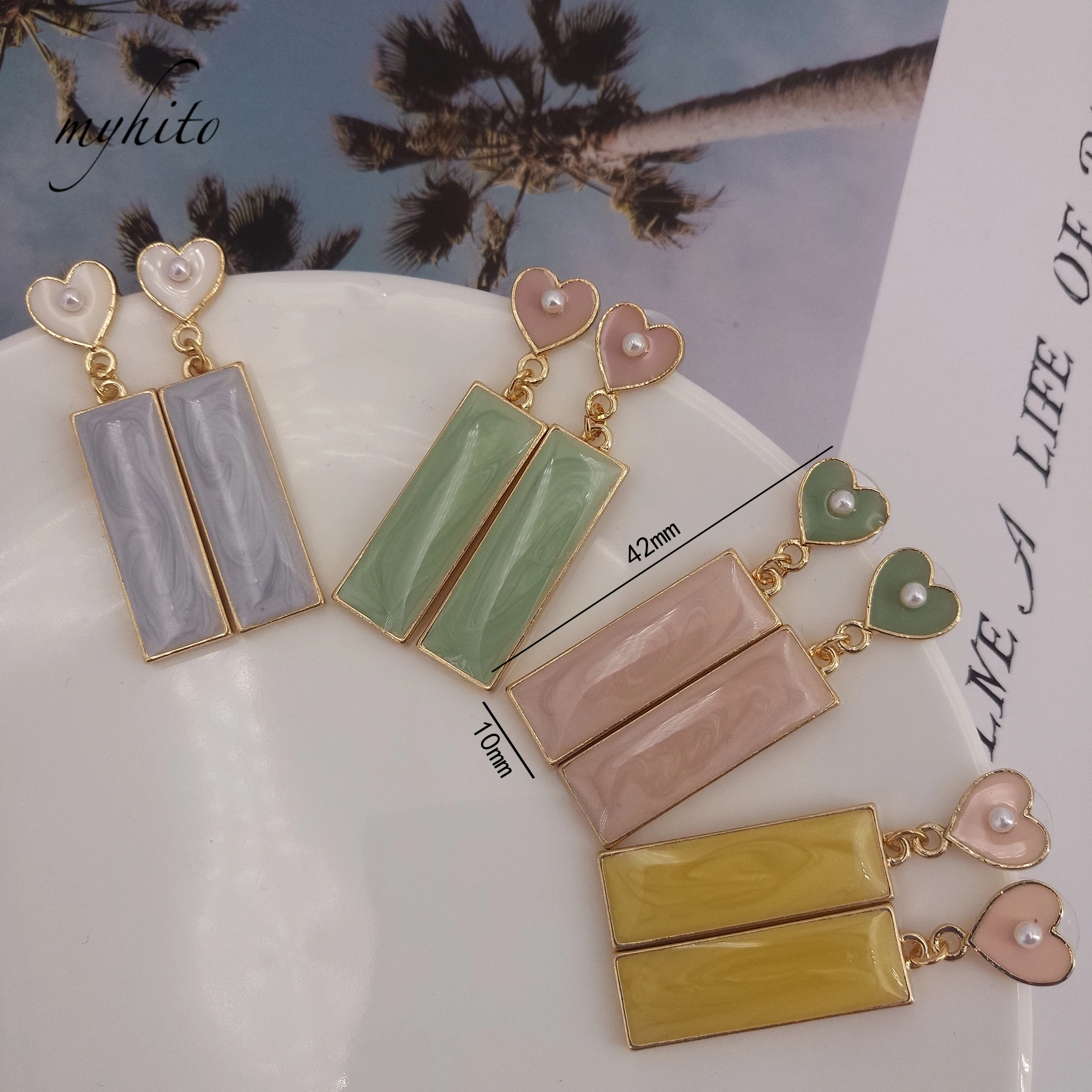 Женские Геометрические акриловые серьги подвески Boucles d oreille femme|Серьги-подвески| |