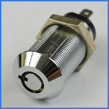 

5 pcs 32mm well received flat plug cylinder electric door switch lock with different keys