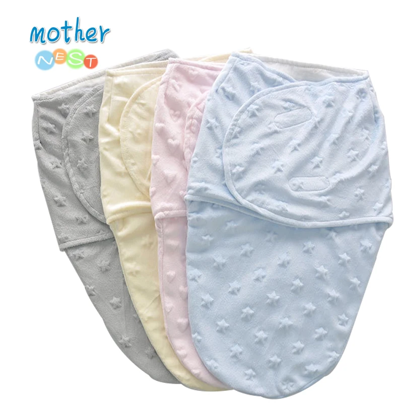 Autumn Breathable Baby Blanket Newborn Baby Swaddle Wrap Soft Winter Baby Bedding Receiving Blanket Baby Sleeping Bag Newborn