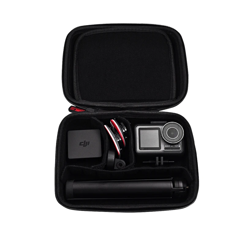 

PU Waterproof bag Portable case spare parts Storage Box for DJI OSMO ACTION motion camera sport Accessories