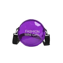 Новая Элегантная сумка на плечо Женская дикая простая сумка-портфель для девочек Летняя Прозрачная Круглая упаковка модные сумки на плечо K626