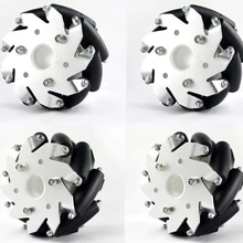 A Set of 100 mm Mecanum Wheels 4 inch Mecanum Wheels Wholesale ( (2 Left, 2 Right) )