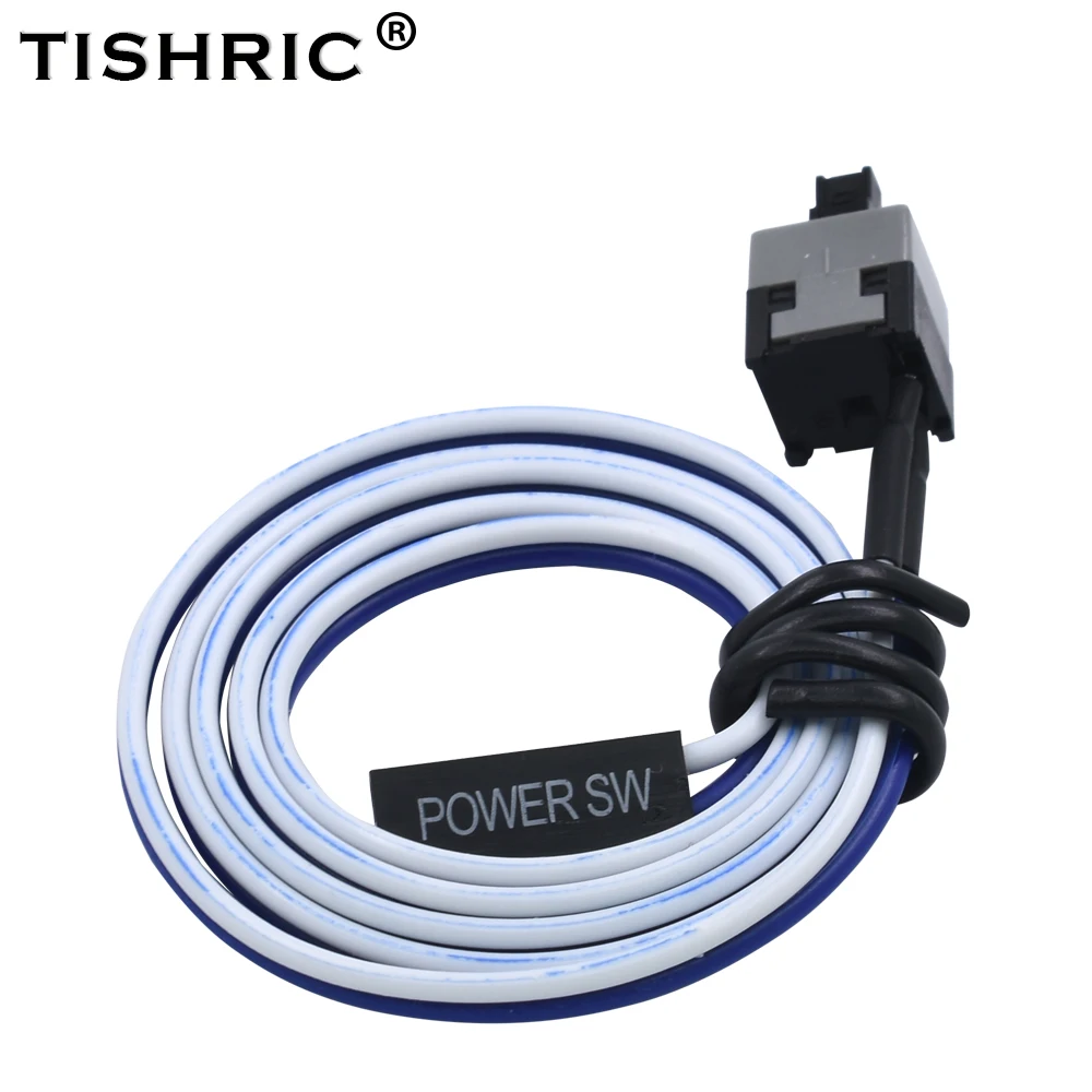 

TISHRIC 10pcs Host Motherboard SW Switch ON/OFF Power Cable Adapter Reset Cord Connector For BTC Ming