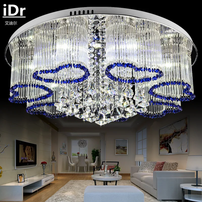 Creative circular living room ceiling lamp bedroom lamp romantic