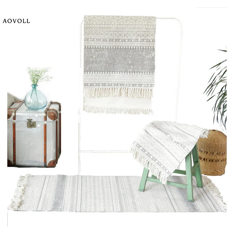 AOVOLL хлопковые мягкие ковры для гостиной, спальни, коврики для детской комнаты, коврики для детской комнаты