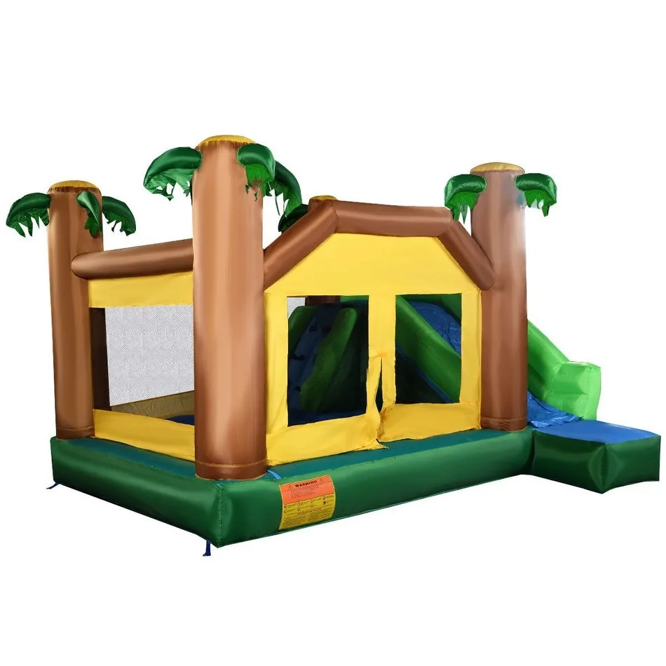 USA Delivery Inflatable Moonwalk Jungle Bounce House Jumper Bouncy Jump Bouncer Castle